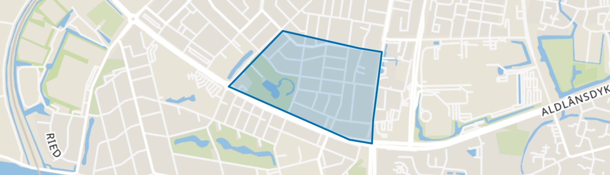 Julianapark, Leeuwarden map