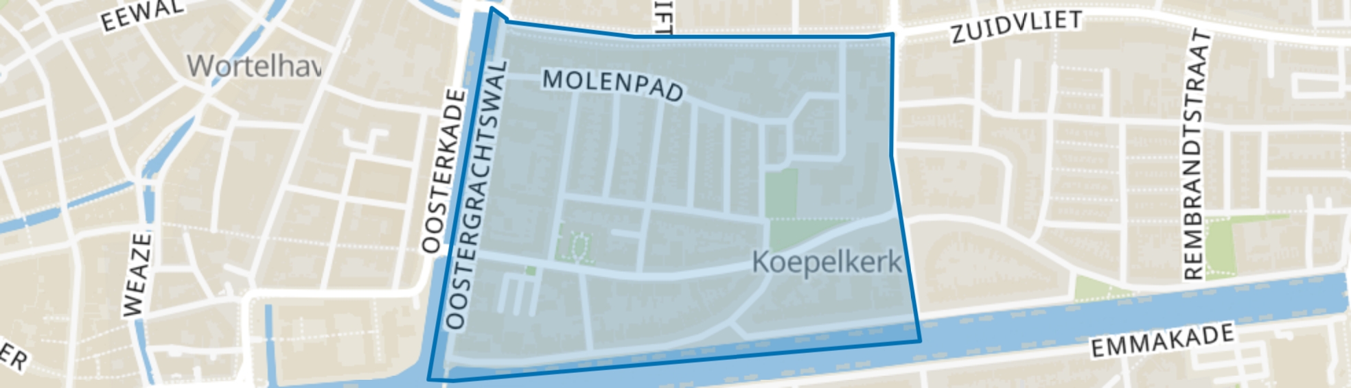 Molenpad, Leeuwarden map