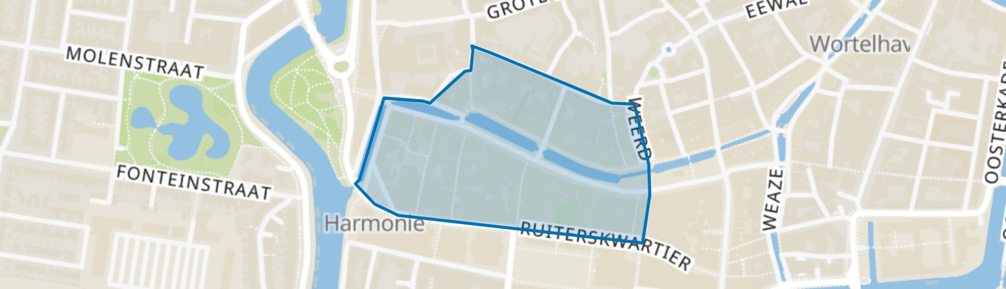 Nieuwestad, Leeuwarden map