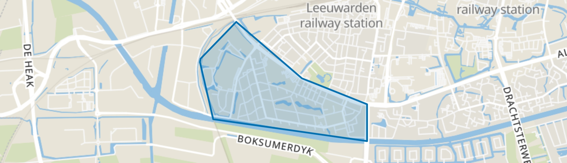 Nijlân, Leeuwarden map