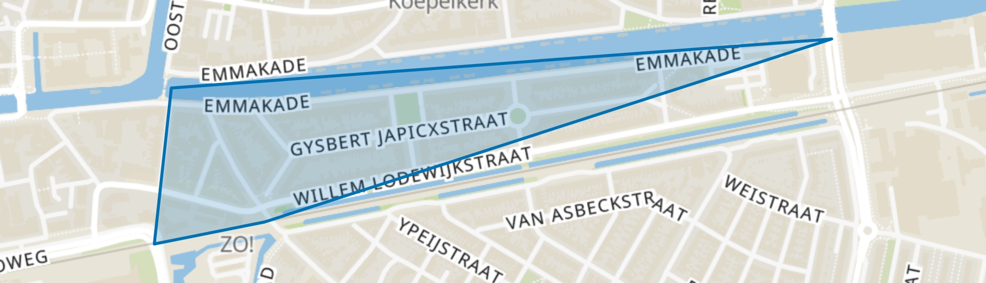 Oranjewijk, Leeuwarden map