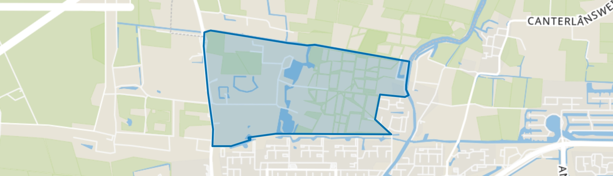Vierhuisterweg e.o., Leeuwarden map