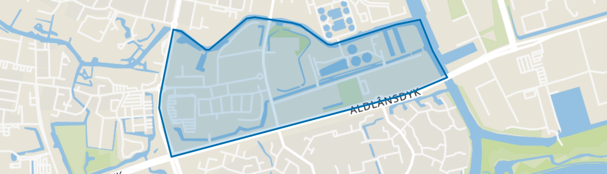 Wielenpôlle, Leeuwarden map