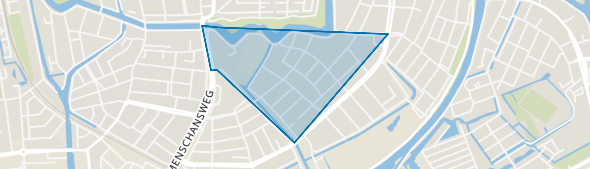 Burgemeesterswijk, Leiden map