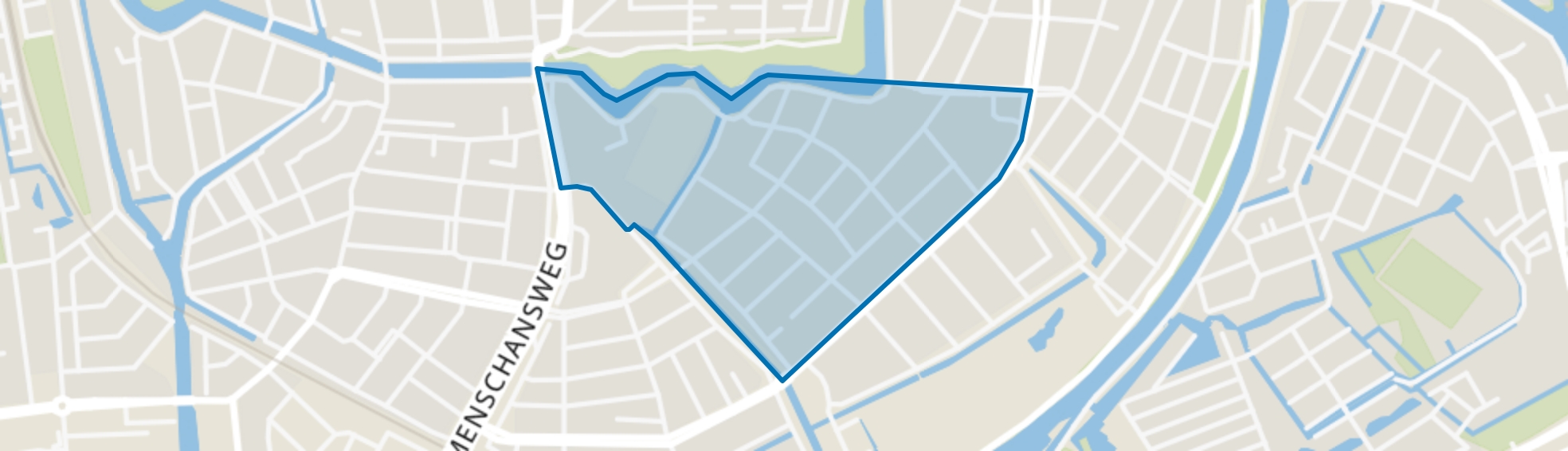 Burgemeesterswijk, Leiden map