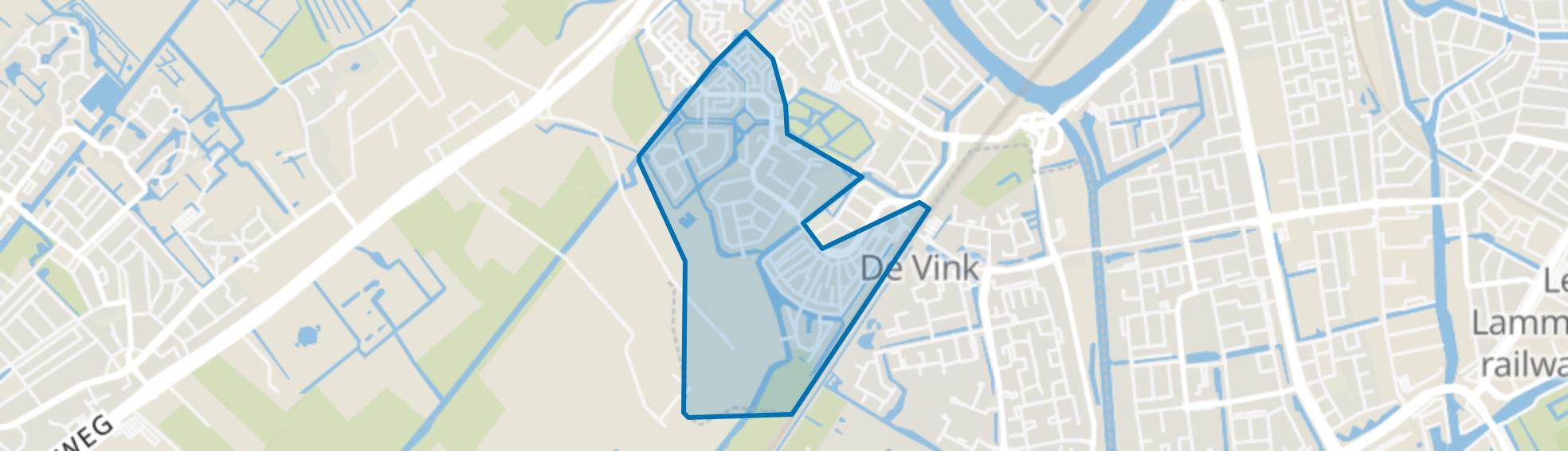 Dobbewijk-Zuid, Leiden map