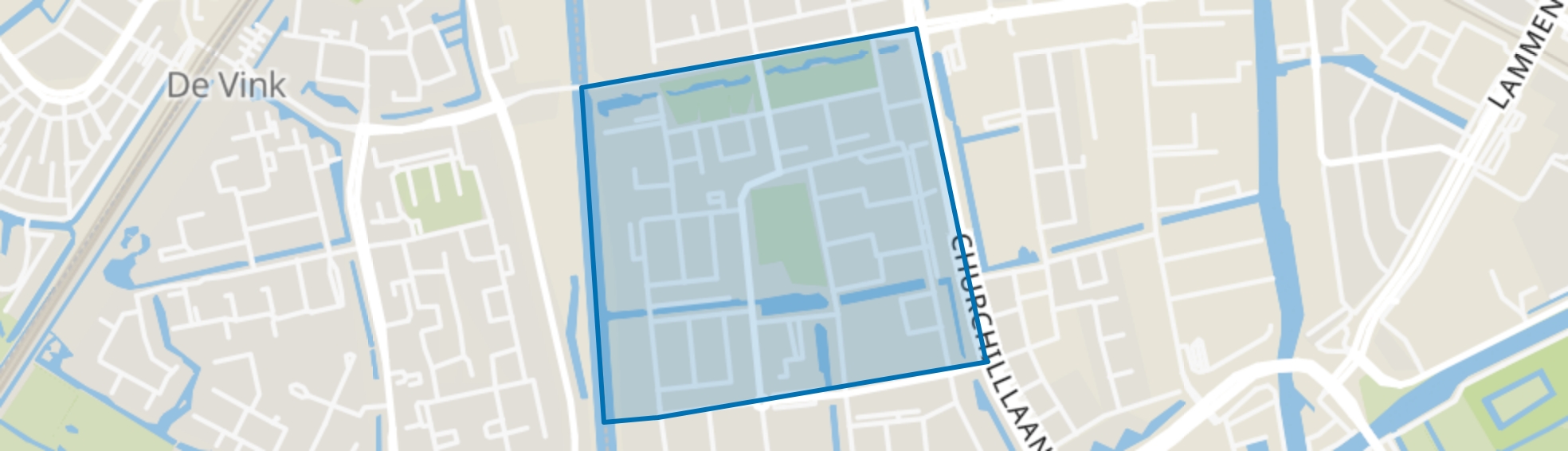 Fortuinwijk-Noord, Leiden map