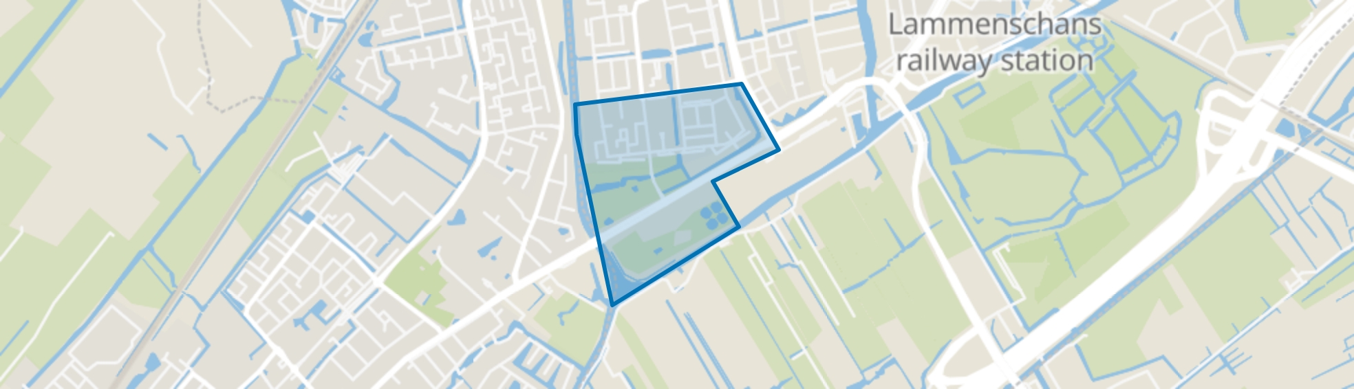 Fortuinwijk-Zuid, Leiden map