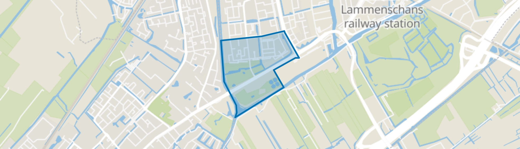 Fortuinwijk-Zuid, Leiden map