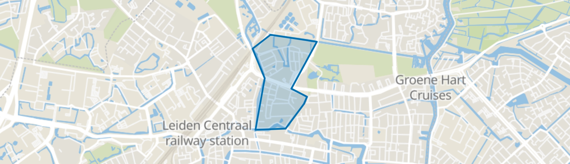 Groenoord, Leiden map