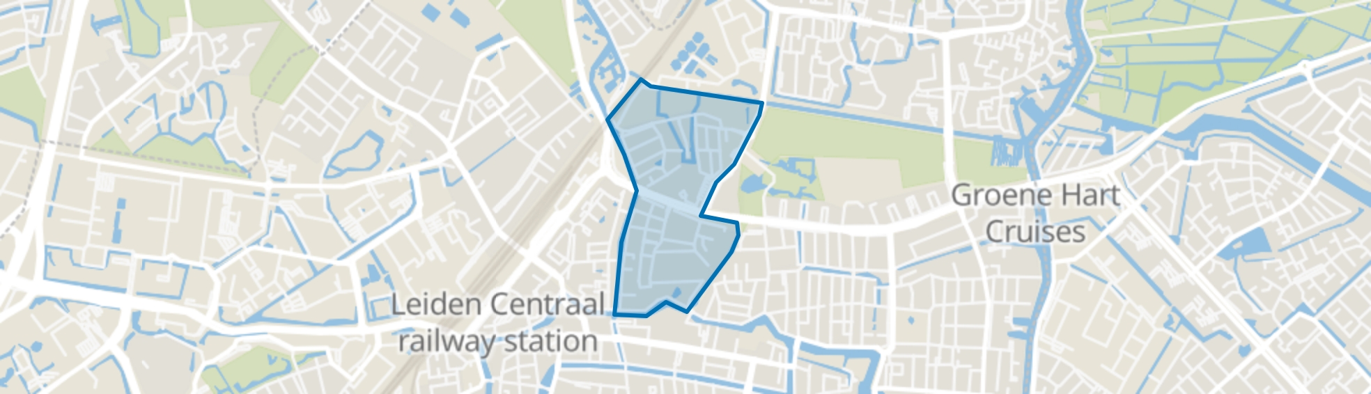 Groenoord, Leiden map