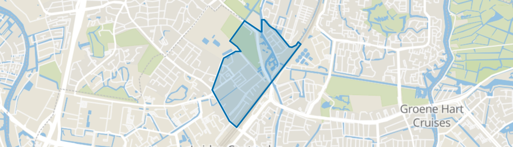 Houtkwartier, Leiden map