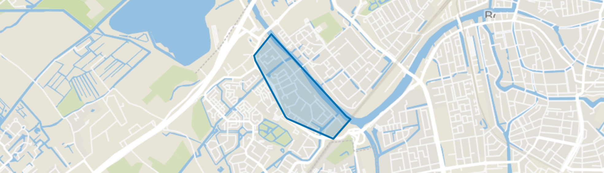 Kloosterhof, Leiden map