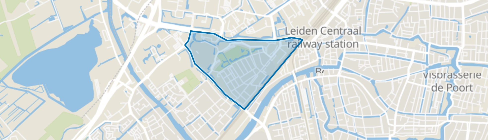 Lage Mors, Leiden map