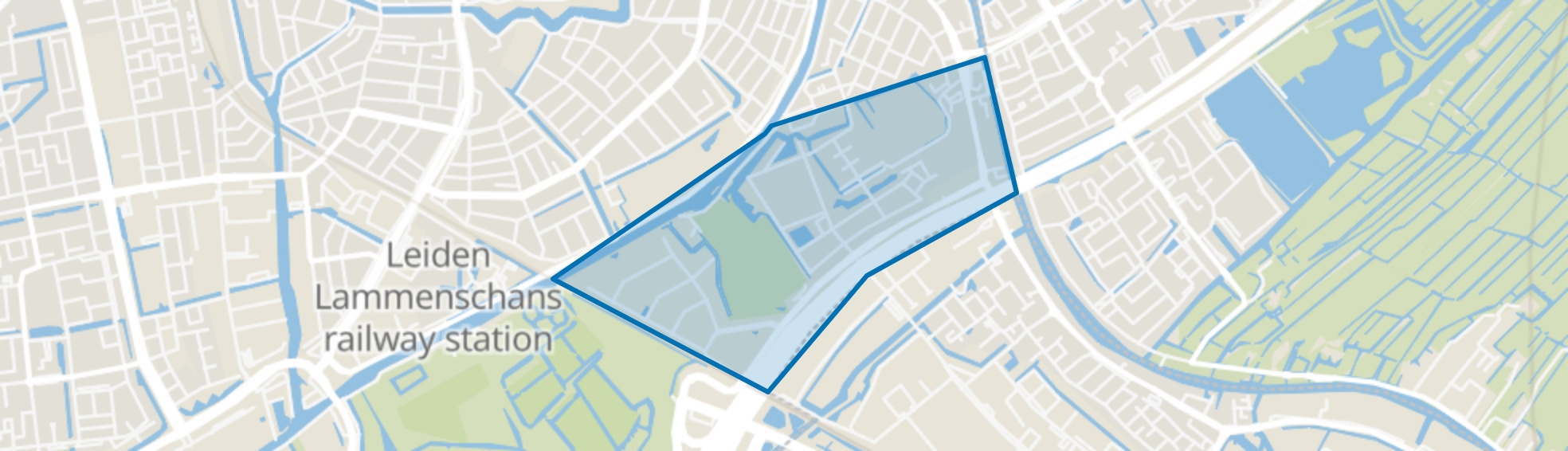 Roomburg, Leiden map
