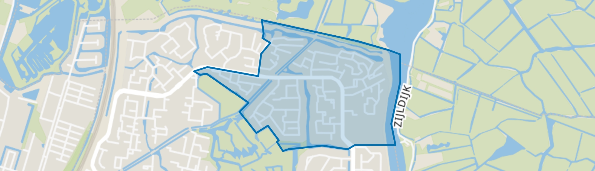 Zijlwijk-Noord, Leiden map