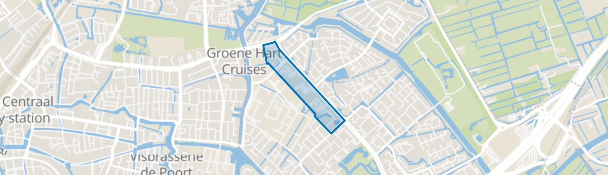 Schansen en Dreven, Leiderdorp map