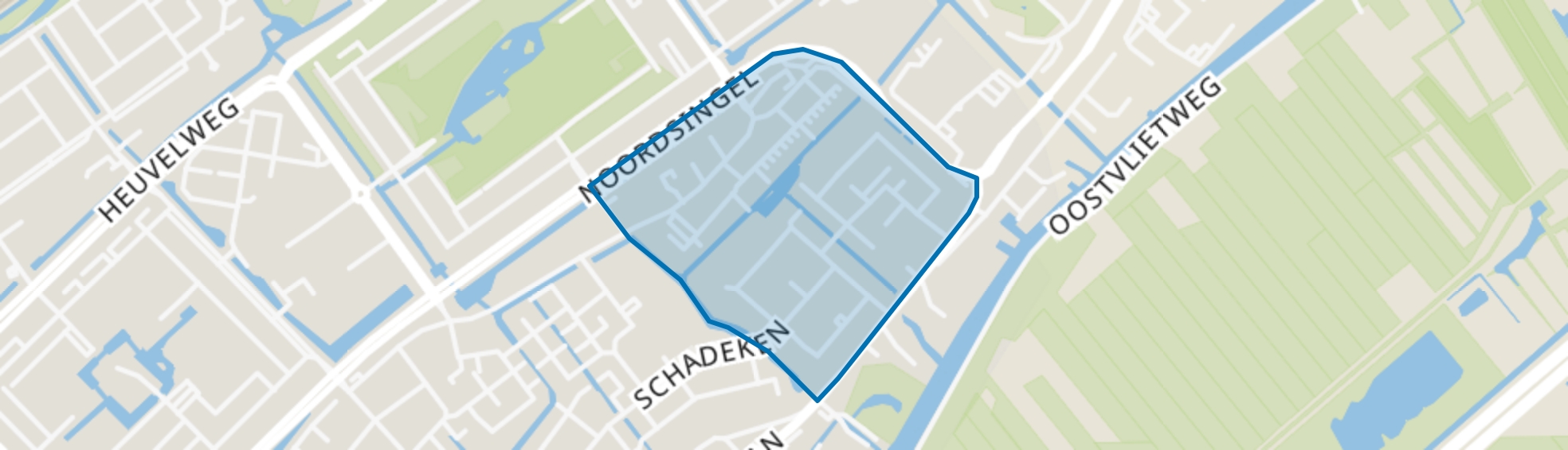 't Lien noord, Leidschendam map