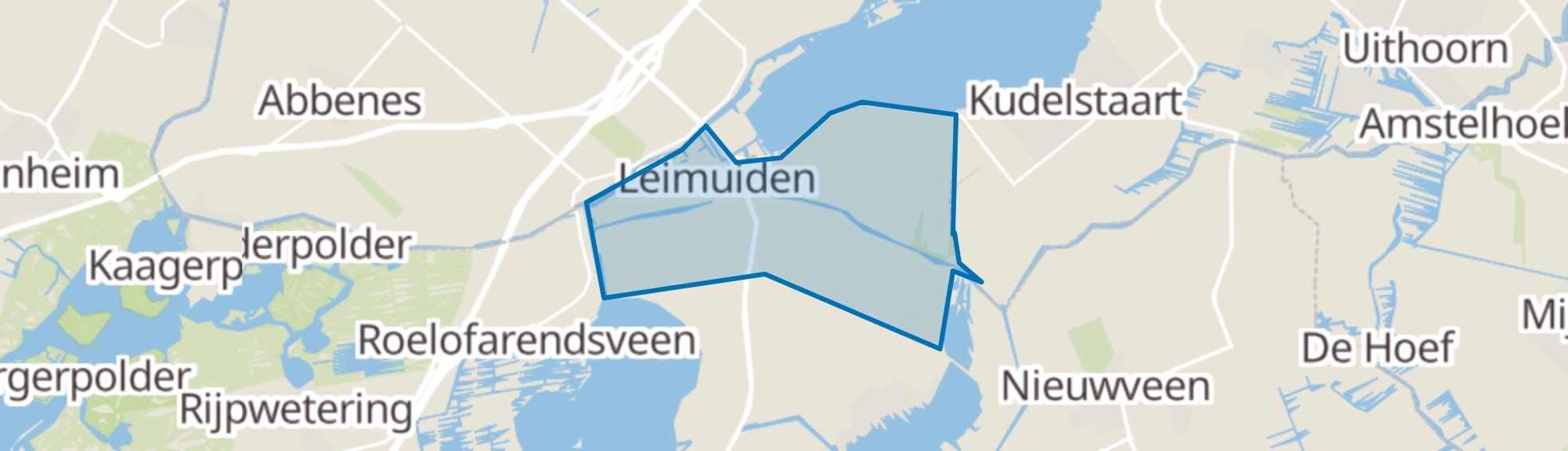 Leimuiden map
