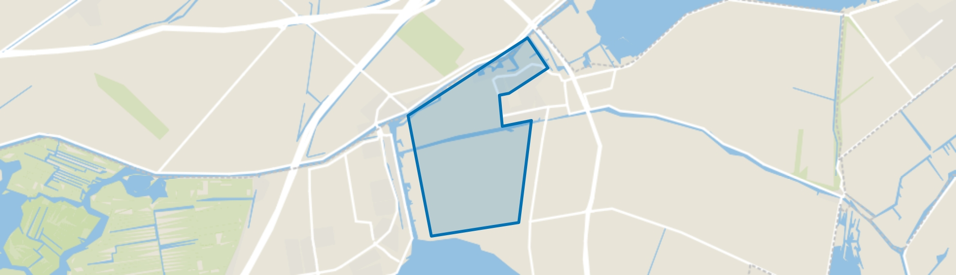Verspreide huizen West, Leimuiden map
