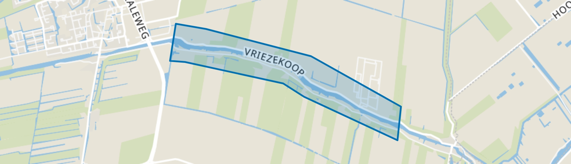 Vriezekoop, Leimuiden map