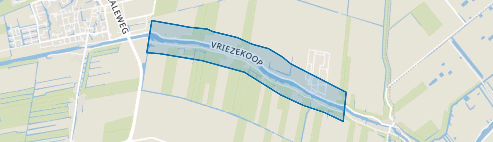 Vriezekoop, Leimuiden map