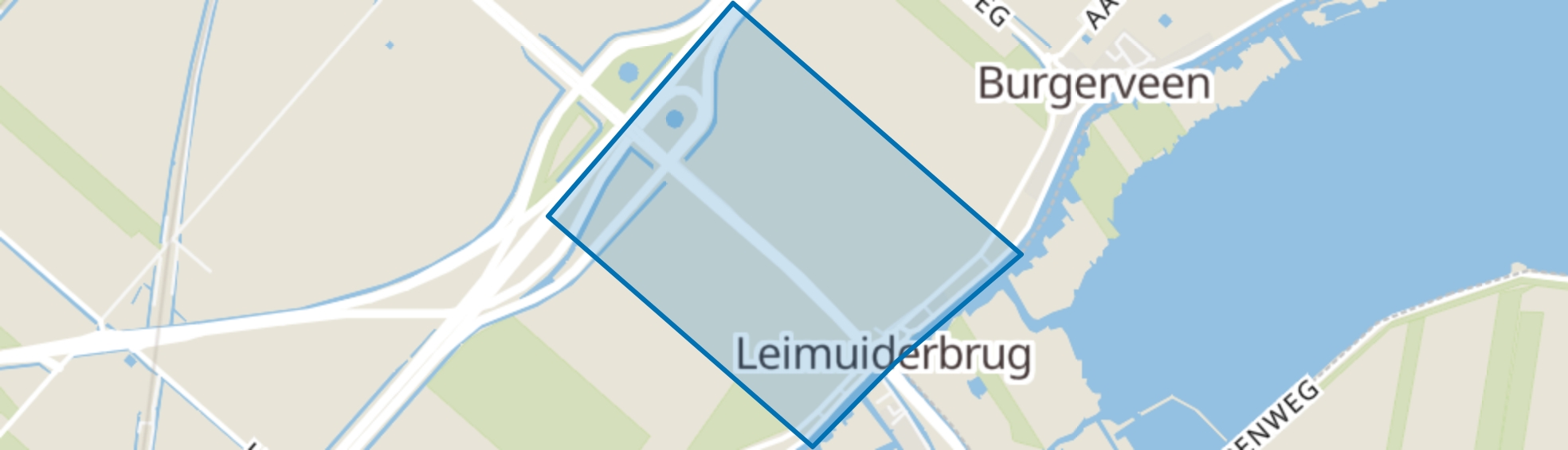 Leimuiderbrug map