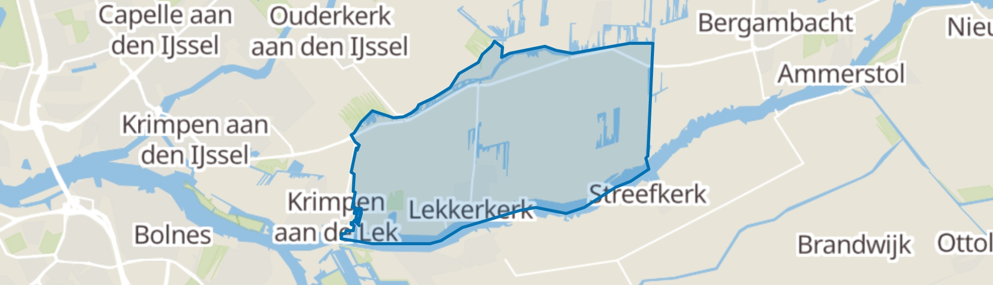 Lekkerkerk map