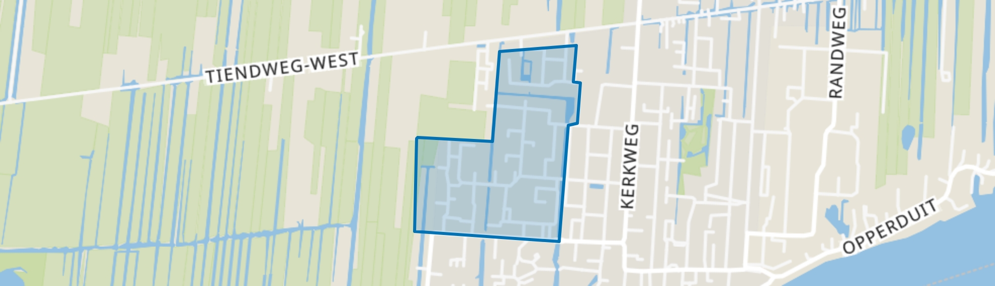 Lekkerkerk-Oost, Lekkerkerk map