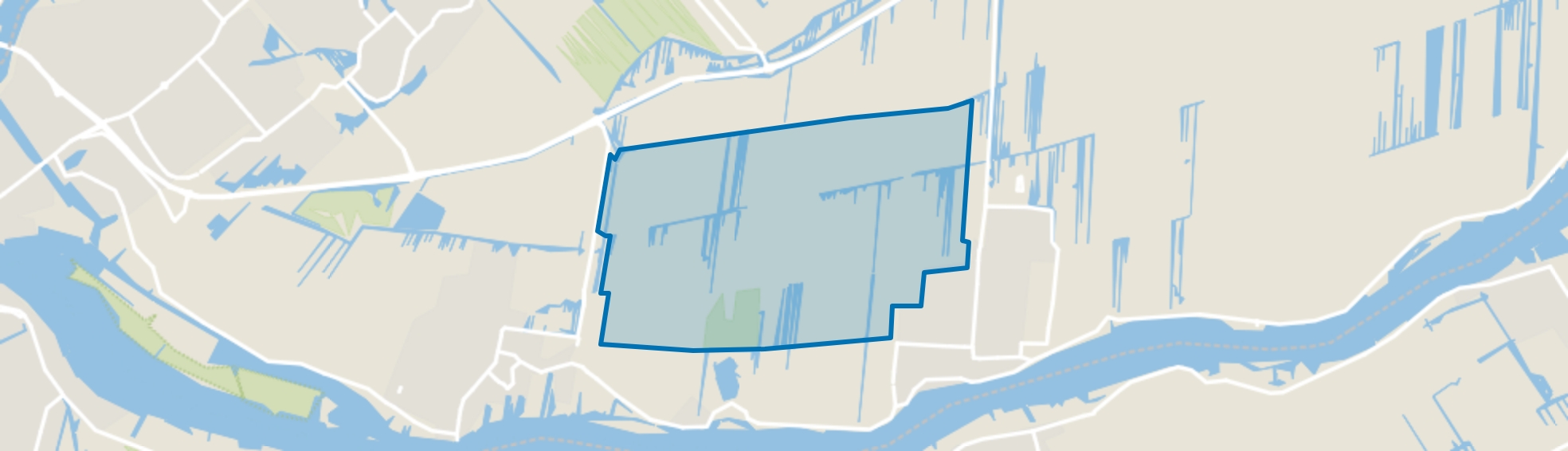Tiendweg-West, Lekkerkerk map
