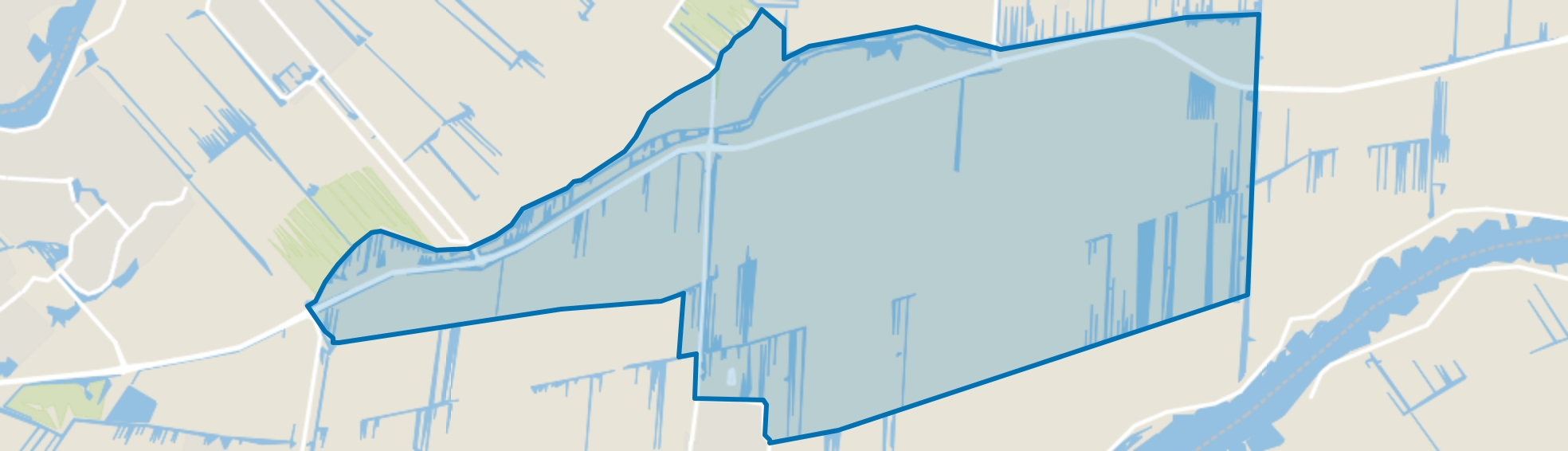 Verspr. huizen Lekkerkerk, Lekkerkerk map