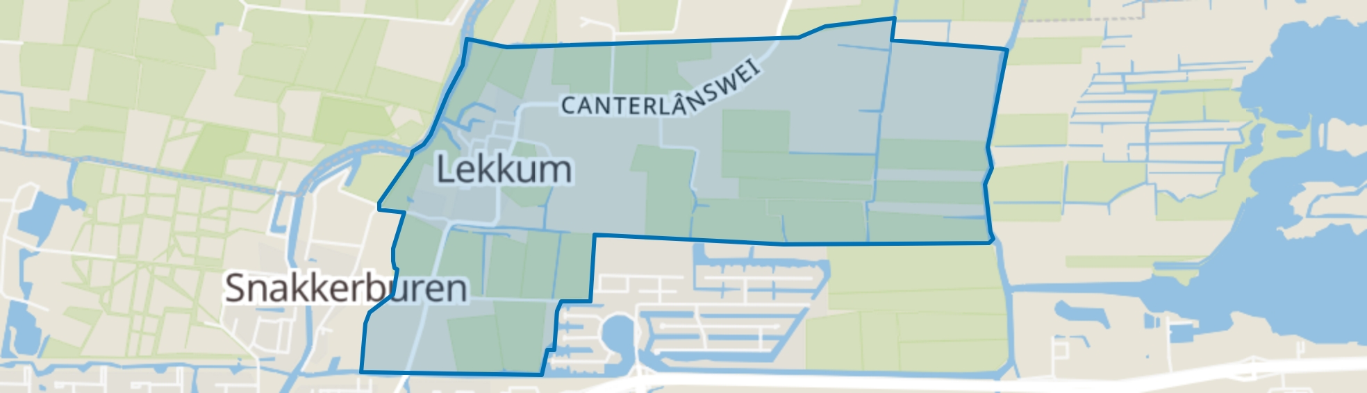 Lekkum map