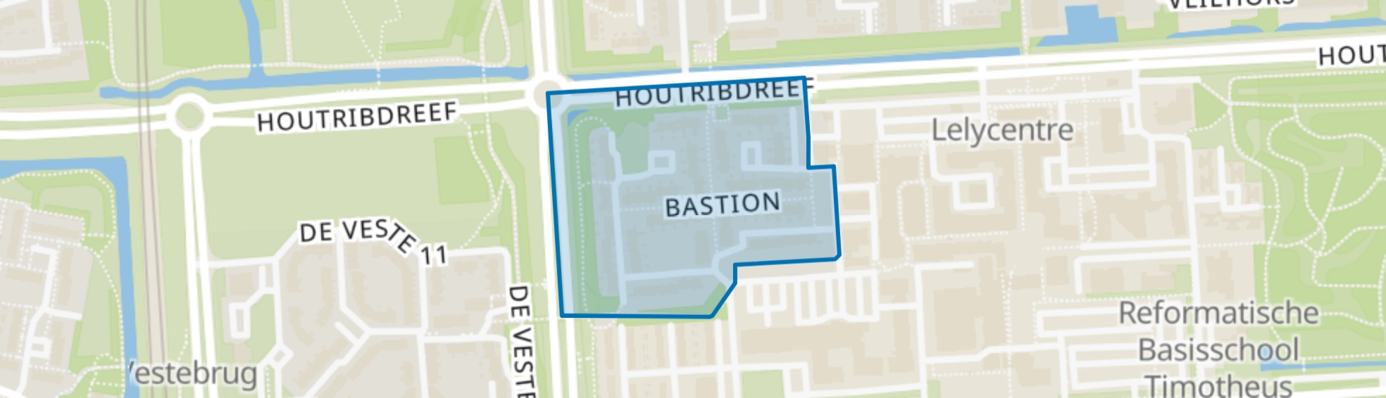 Bastion, Lelystad map