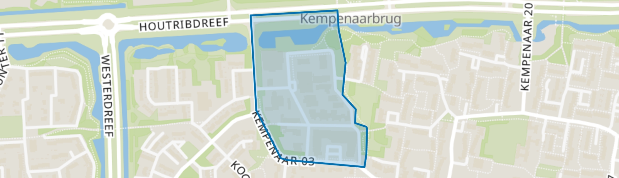 Bedrijventerrein Kempenaar, Lelystad map