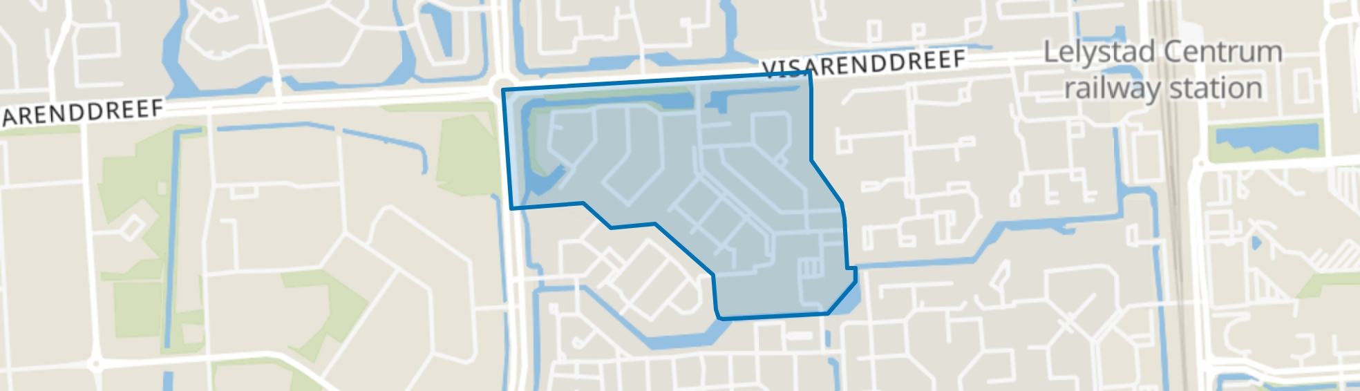 Botter West, Lelystad map