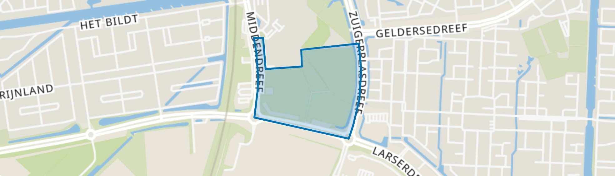 De Meierij, Kerspel, Lelystad map