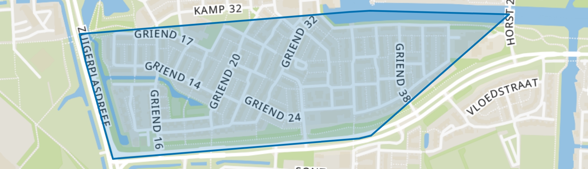Griend, Lelystad map
