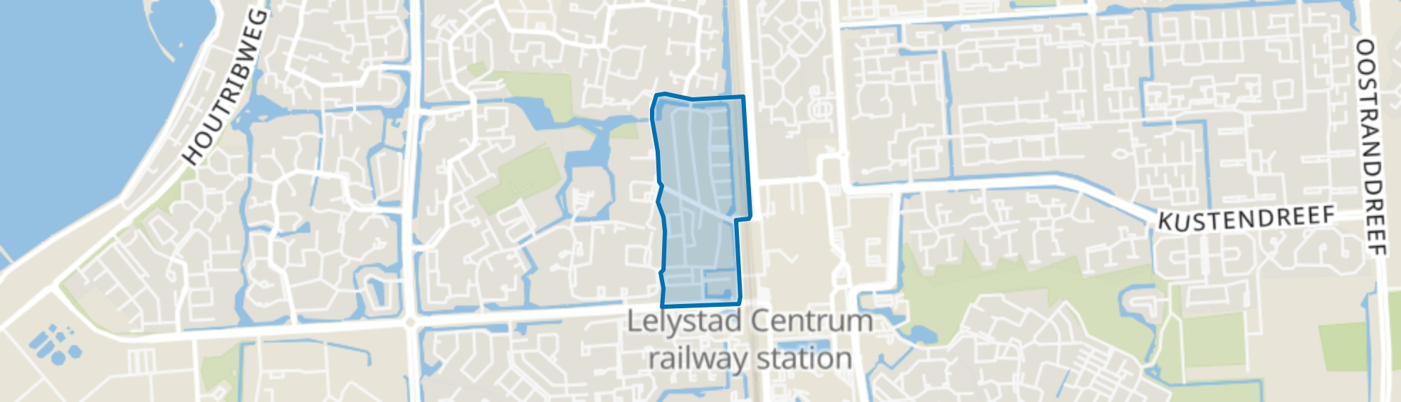 Hanzepark, Lelystad map