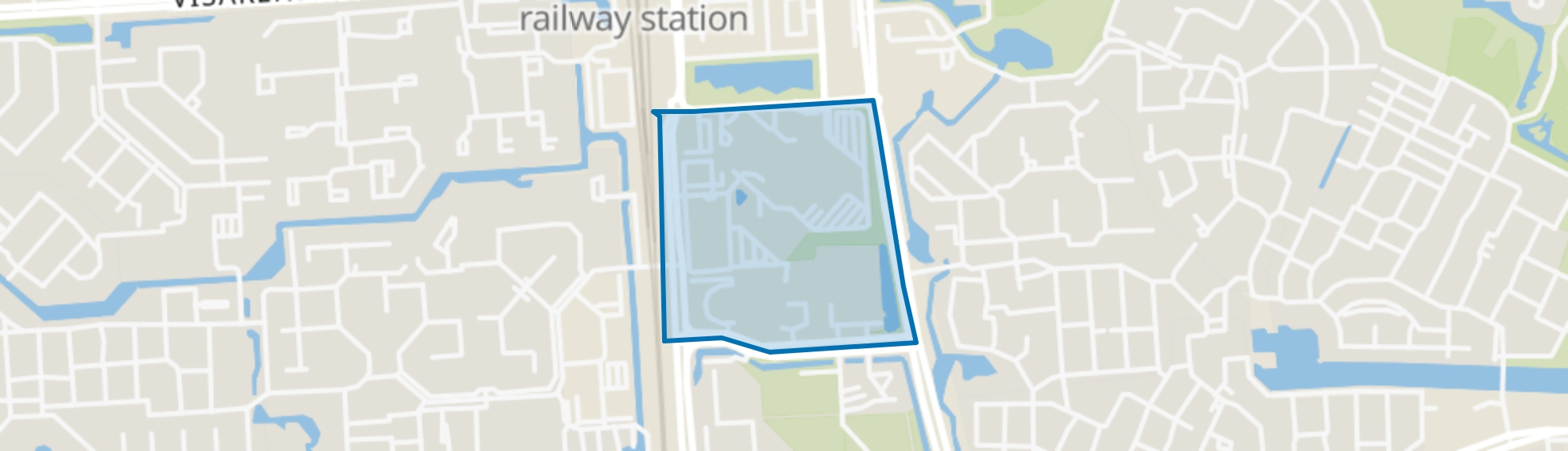 Het Ravelijn, Ziekenhuisweg, Lelystad map