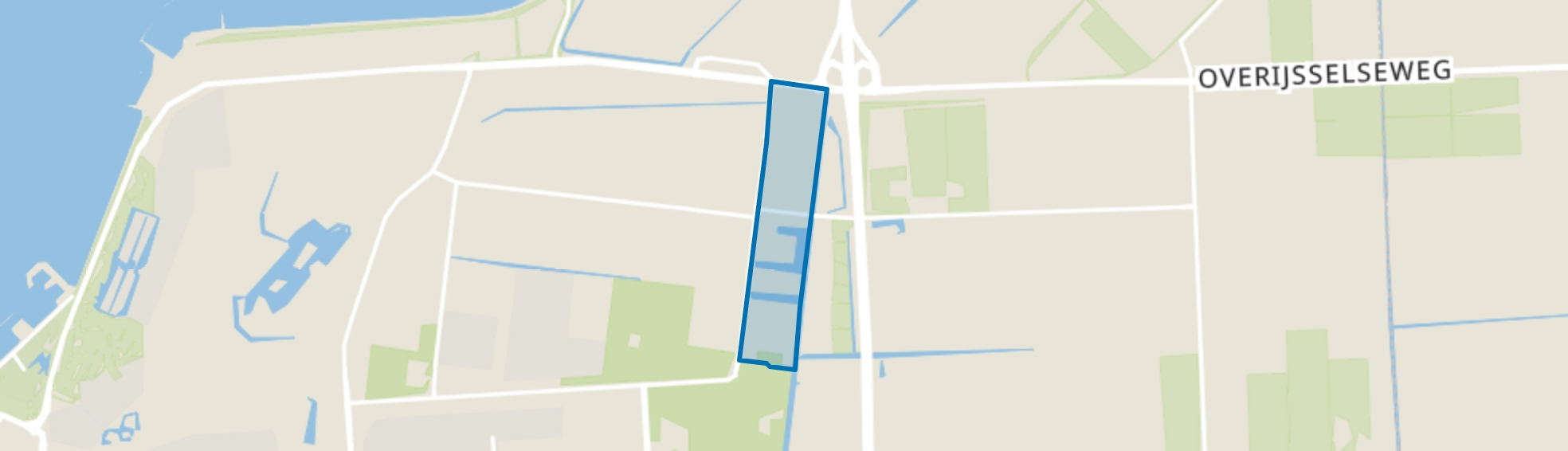 Industrieterrein Oostervaart Midden, Lelystad map