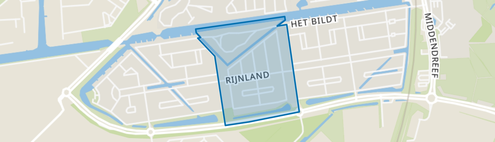 Landstrekenwijk Midden, Lelystad map