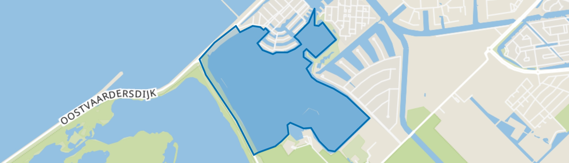 't Bovenwater, Lelystad map