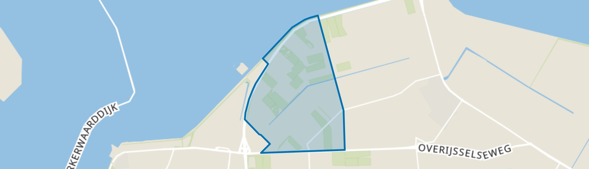 Visvijver-, Bijl-, Klokbeker-, Plavuizenweg, Lelystad map