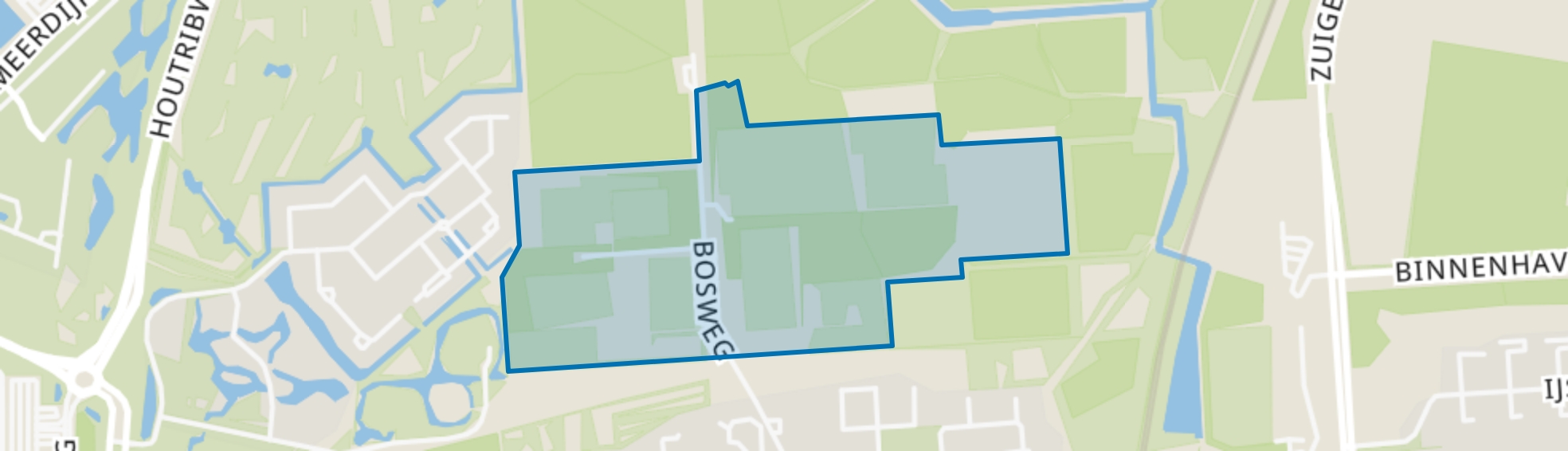 Volkstuinen Bosweg, Lelystad map