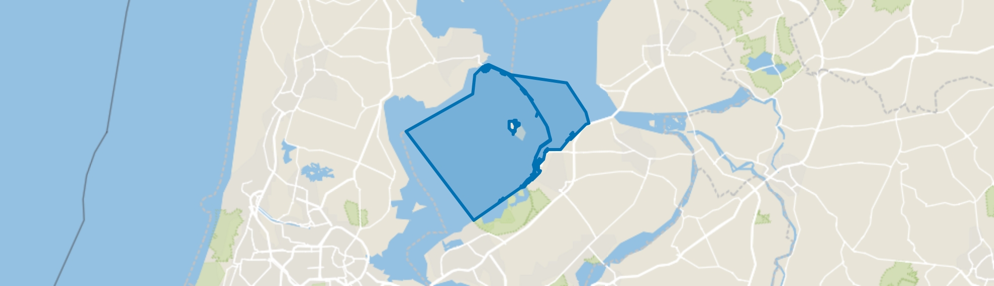 Water, Lelystad map