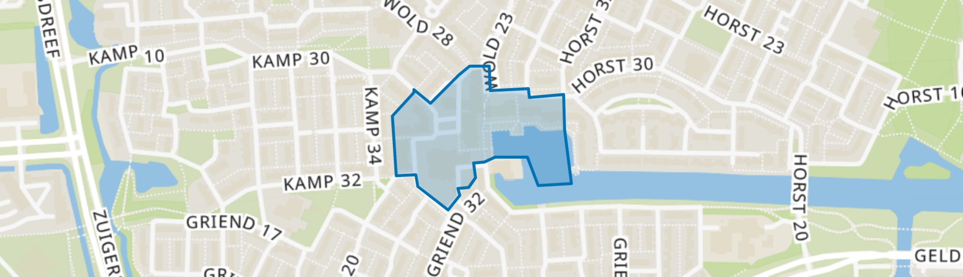 Wijkcentrum, Lelystad map