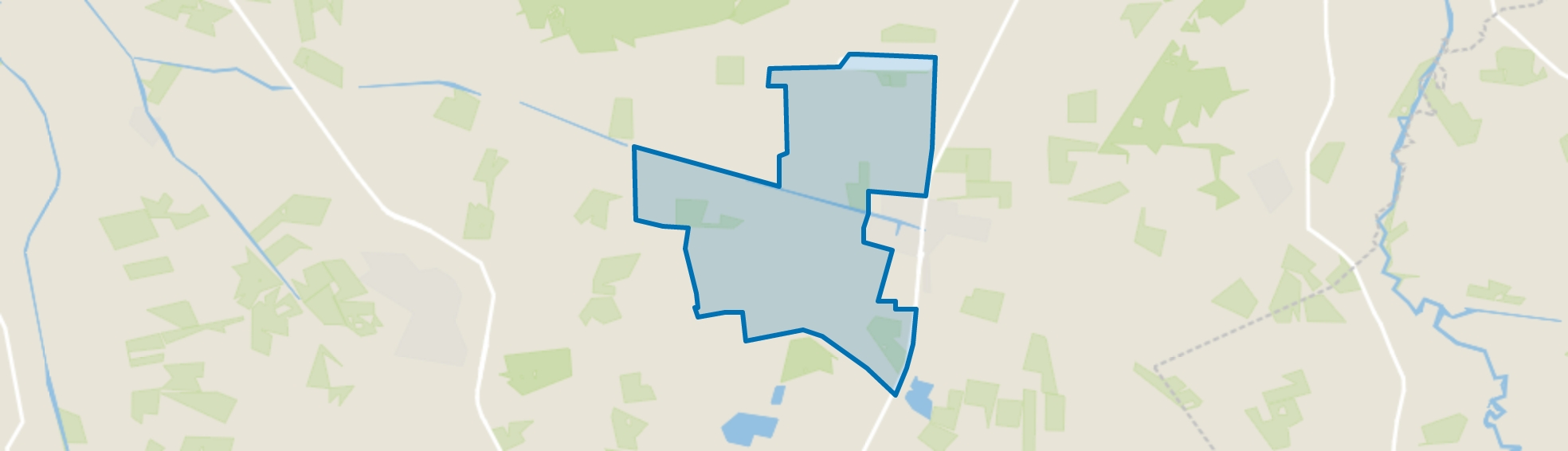 Verspreide huizen Lemelerveld west, Lemelerveld map