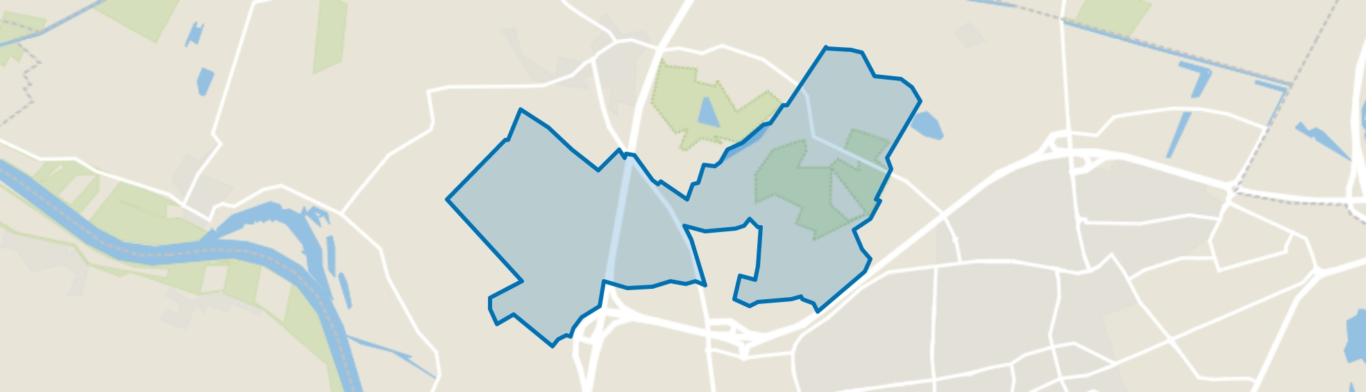 Verspreide huizen Leur, Leur map