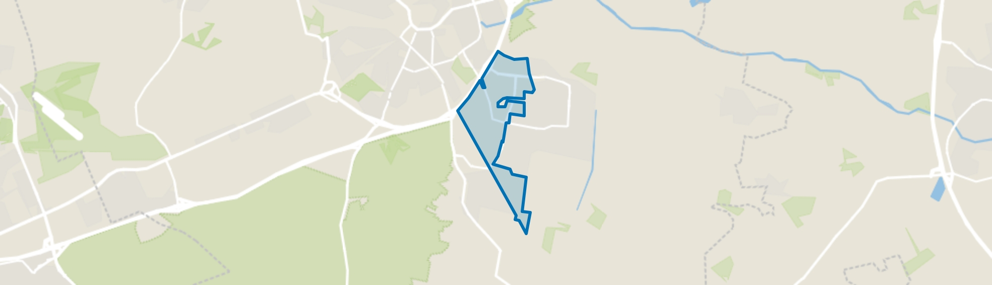 Buitengebied Leusden-Centrum West, Leusden map