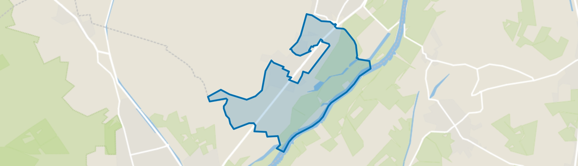 Verspreide huizen Leuvenheim, Leuvenheim map